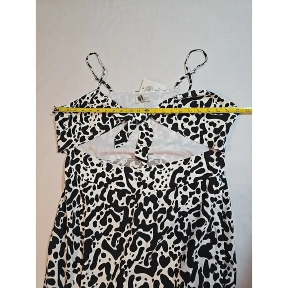 Lita by Ciara Revolve Tie Front Jumpsuit In King Cheetah‎ Print Size XXL New